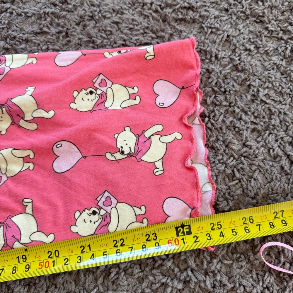 Disney Winnie the Pooh Pajama PJ Set 2 Piece Sleepwear Pants Top XS S - Picture 10 of 10
